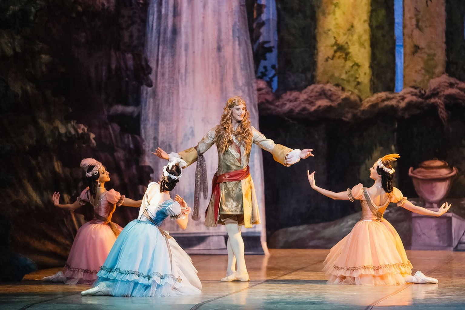 павильон армиды бенуа. павильон армиды балет фокина 1907. павильон армиды балет дягилева 1909. павильон армиды. павильон армиды дягилев.